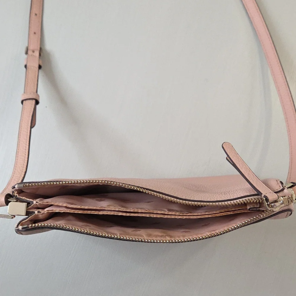 Kate Spade Jackson Leather Triple Gusset Crossbody